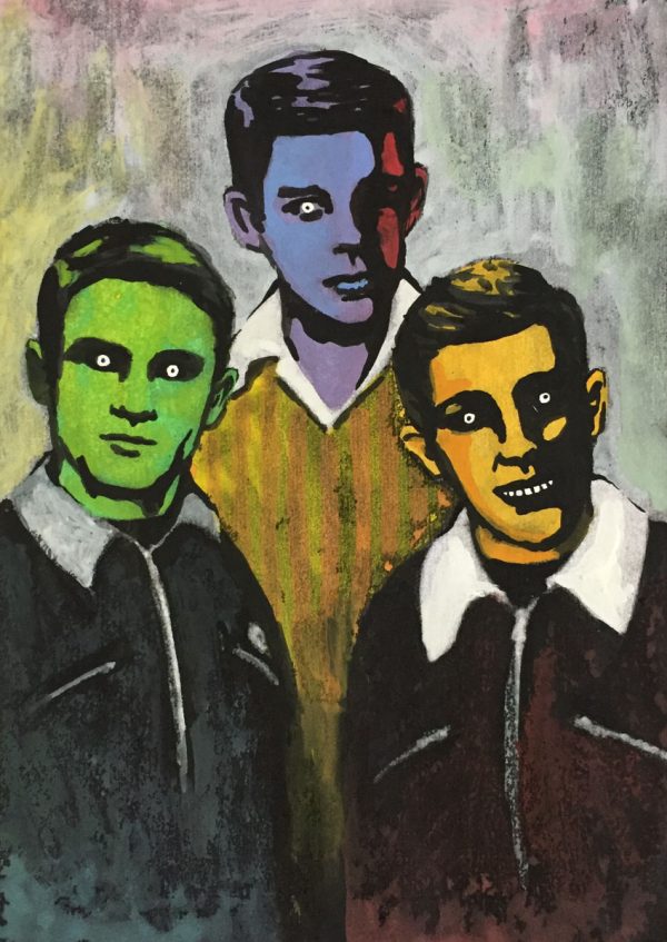 3 boys Gouache on paper alisa duda (87)