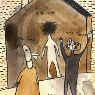 3 boys Watercolor on paper alisa duda (34)