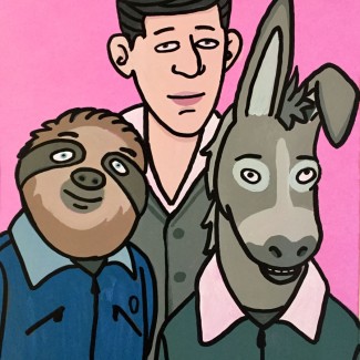 3 boys Acrylic on paper alisa duda (82)