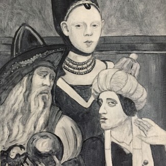 3 boys oil on paper alisa duda (98)