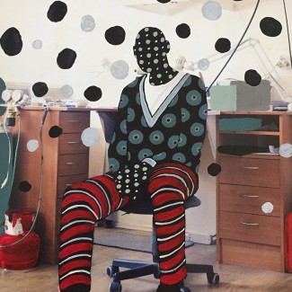 an artist acrylics on print alisa duda