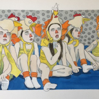 chics watercolor alisa duda
