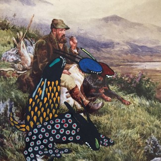 the hunter acrylics on print alisa duda