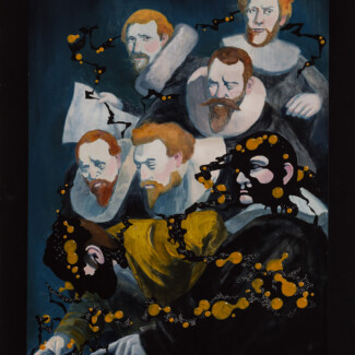 imperfection 2023 oil on board 15.5x19.5
