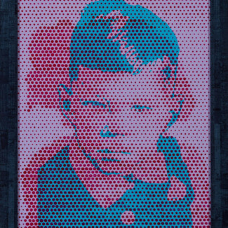 y o illusion, 2022 acrylic on board 10x13