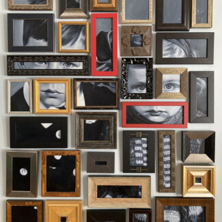 enigma 2024 oil on 34 boards. 3.4x4ft