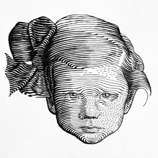 y&o ink drawing olga